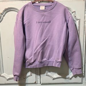 I Am Unwell Barstool/Call Her Daddy Lavender Sweatshirt